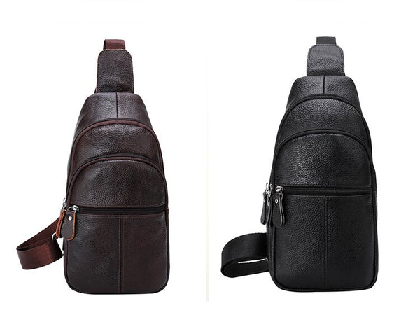 Premium slyngeveske i ekte skinn