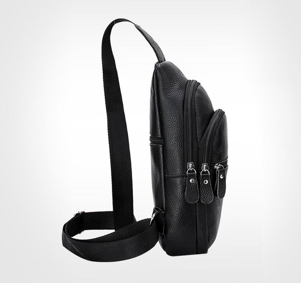 Premium slyngeveske i ekte skinn