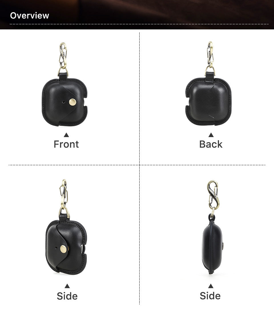 Originální kožené pouzdro AirPods 4