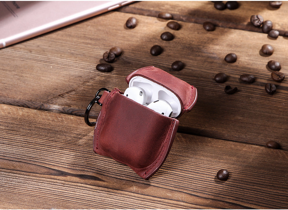 Ægte læder AirPods 1/2 etui