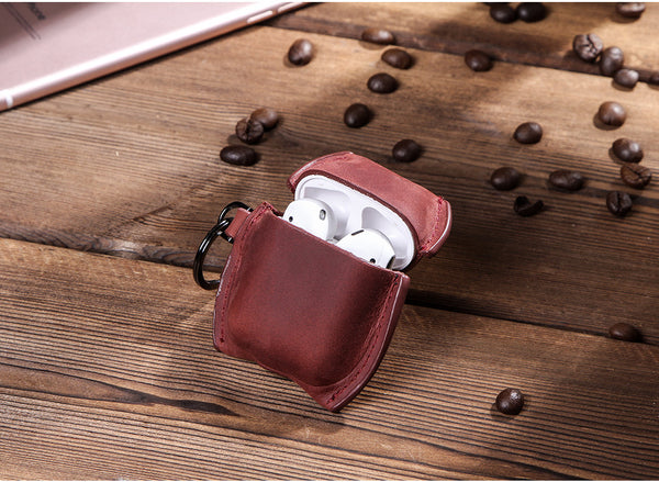 Ægte læder AirPods 1/2 etui