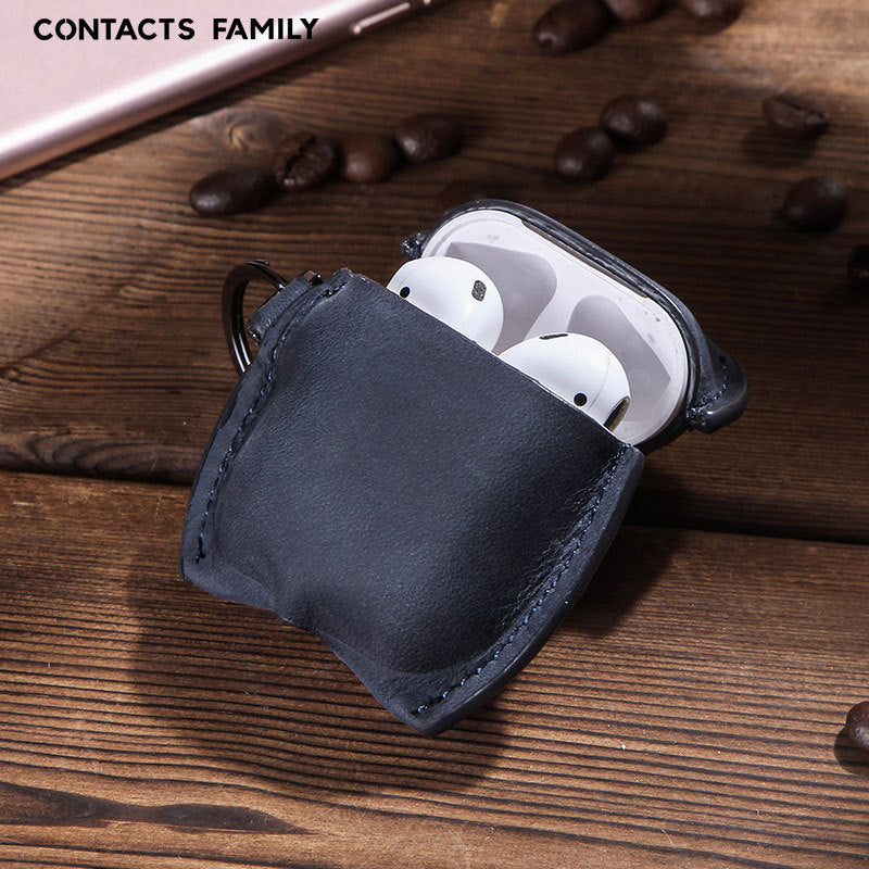 Ægte læder AirPods 1/2 etui