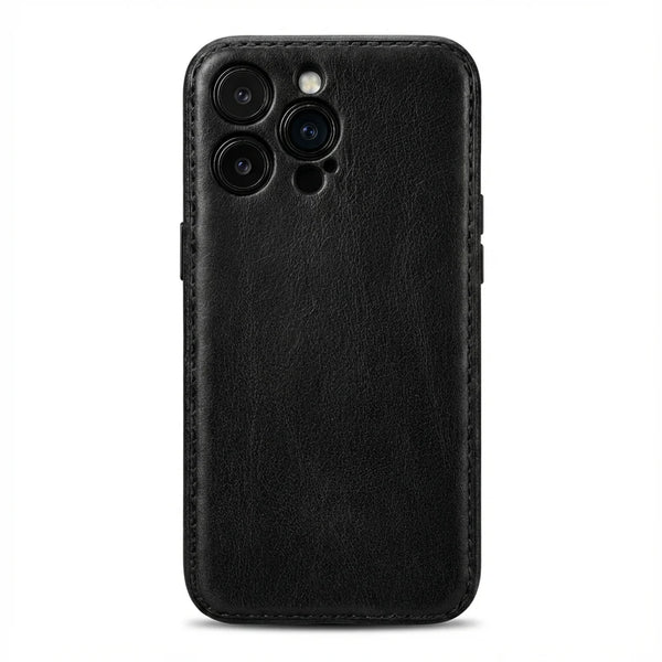 Handcrafted Vegetable-Tanned Leather iPhone Case – Vintage Patina Edition