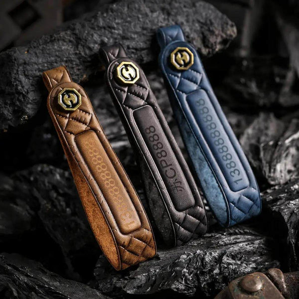 Estuche para llaves Mercedes de cuero de primera calidad