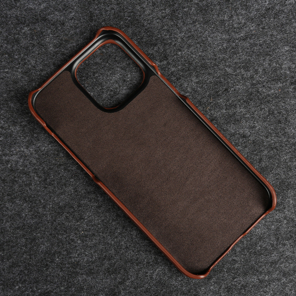 Funda de cuero genuino para iPhone