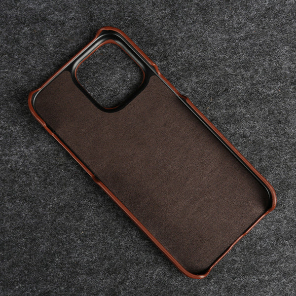 Funda de cuero genuino para iPhone