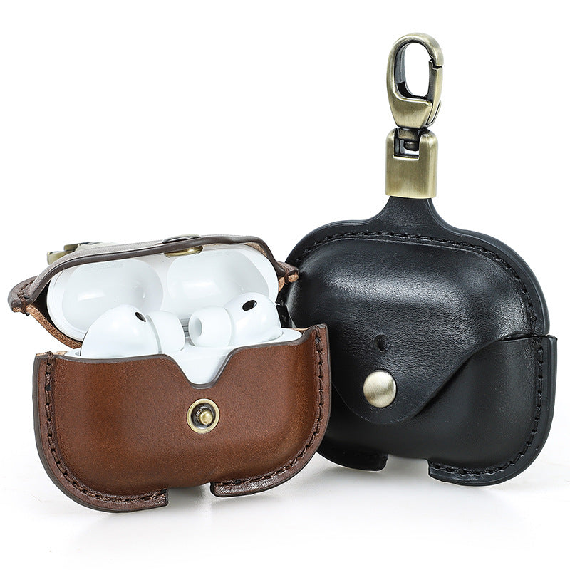 Airpods Pro 3 가죽 에어팟 케이스(클립 포함)