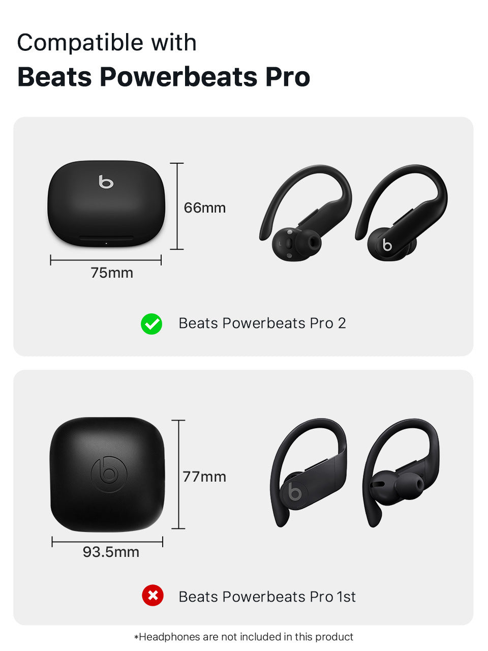 Originální kožené pouzdro Powerbeats Pro 2