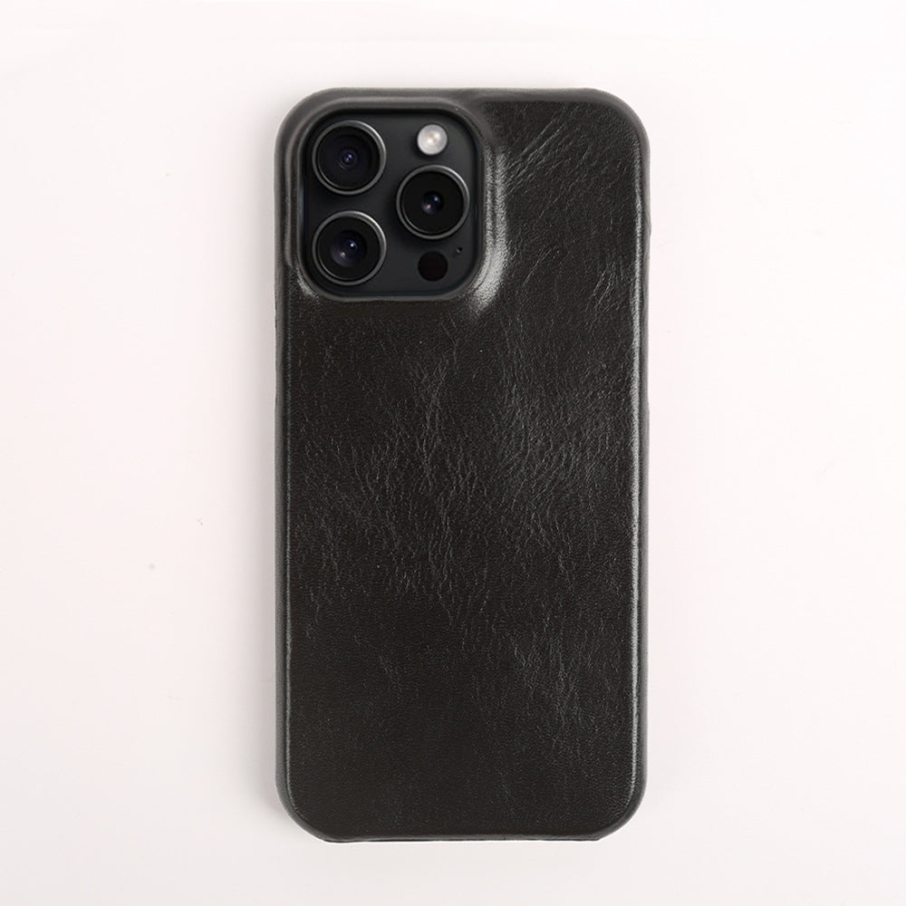 Funda de cuero genuino para iPhone