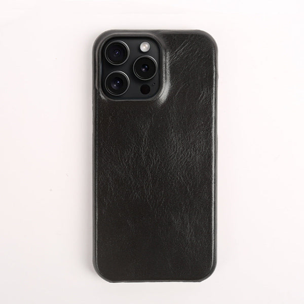Funda de cuero genuino para iPhone