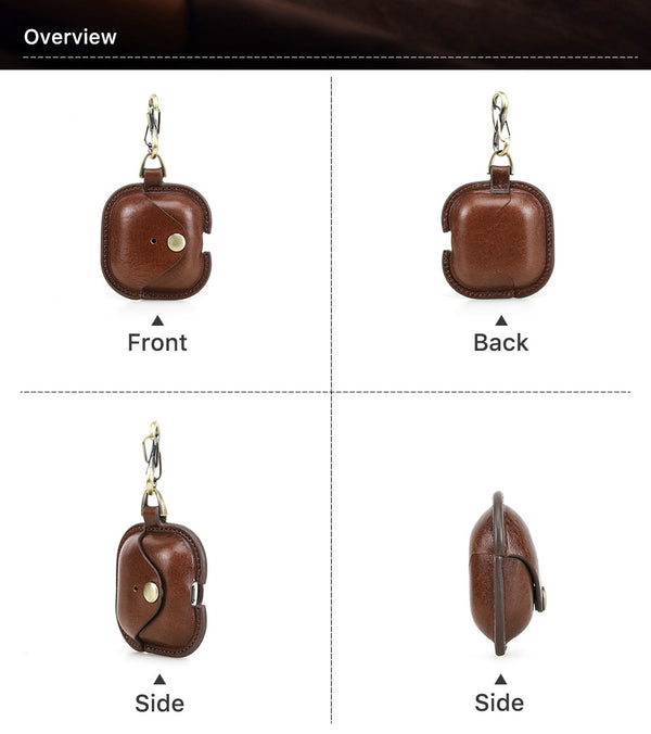 Originální kožené pouzdro AirPods 4