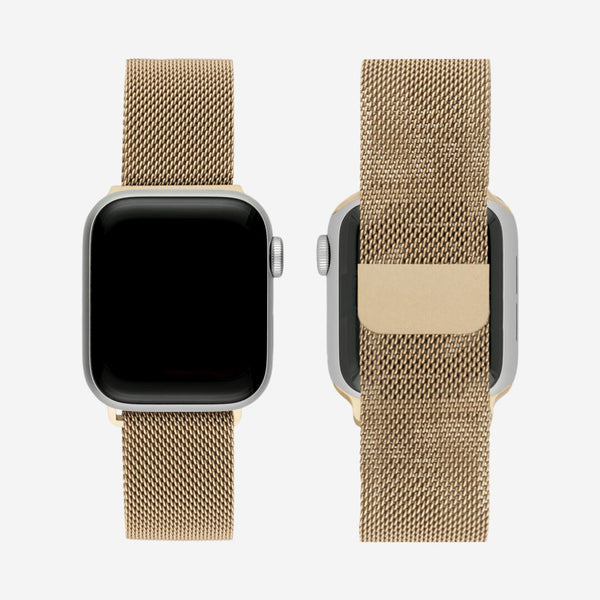 Milanese Loop Apple Watch Band - Vintage Gold