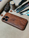 Handcrafted Vegetable-Tanned Leather iPhone Case – Vintage Patina Edition