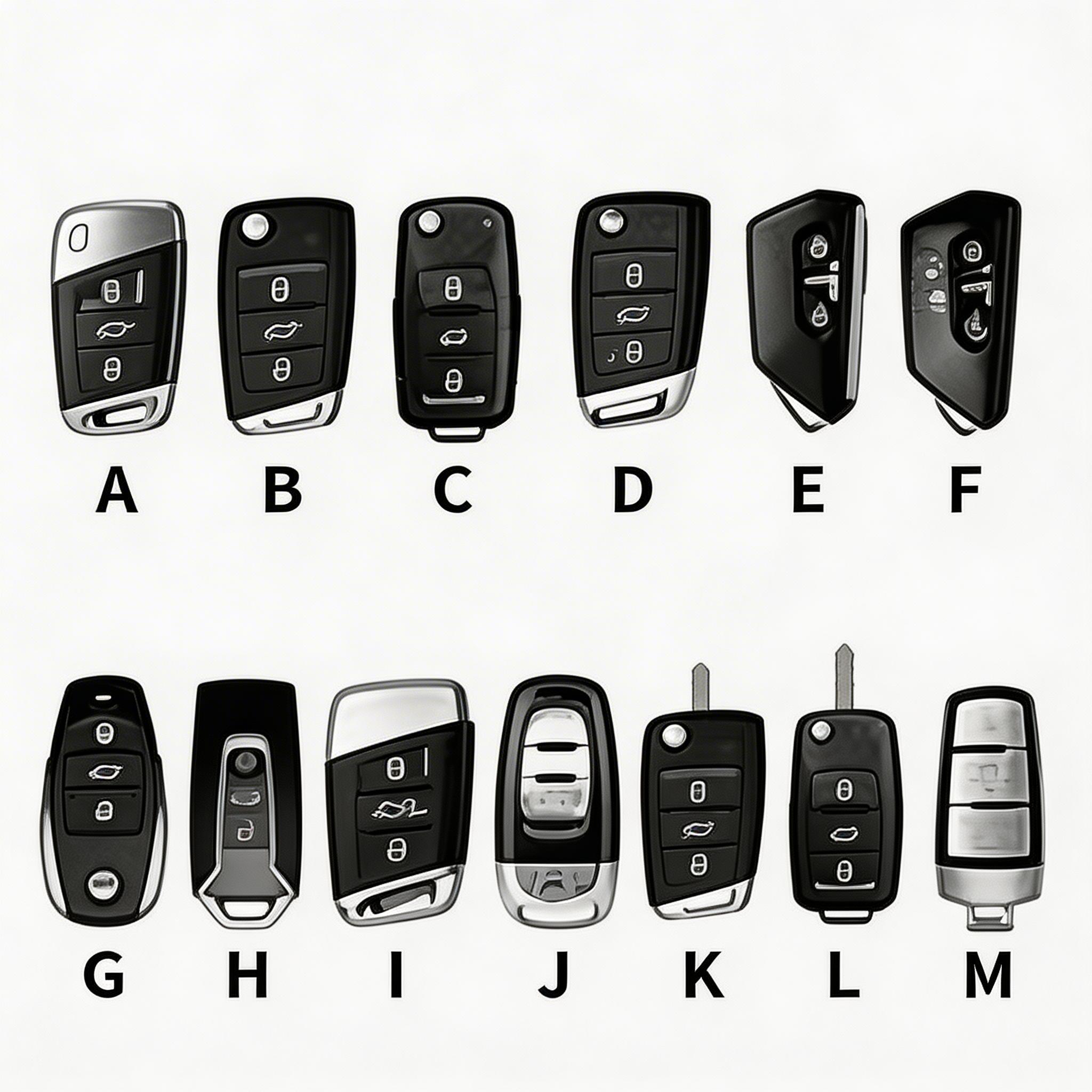 Estuche para llaves Volkswagen de cuero de primera calidad