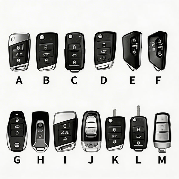 Estuche para llaves Volkswagen de cuero de primera calidad