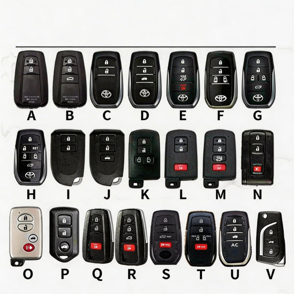 Estuche para llaves Toyota de cuero de primera calidad