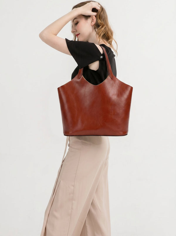 Minimalistische Ledertasche – müheloser Alltagsstil