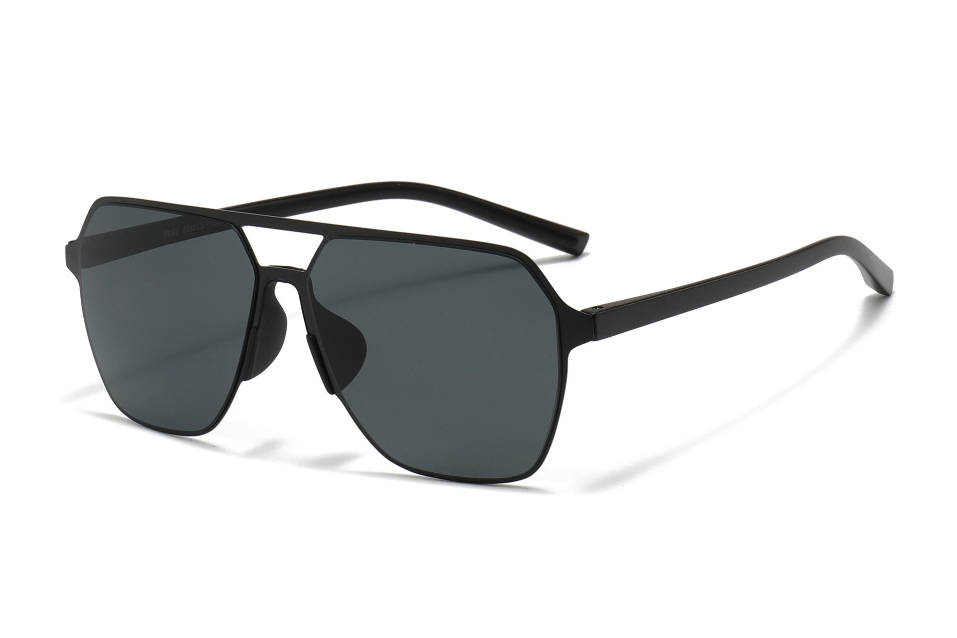 Polarisoidut Nylon Lens Square Aviator -aurinkolasit