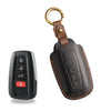 Estuche para llaves Toyota de cuero de primera calidad
