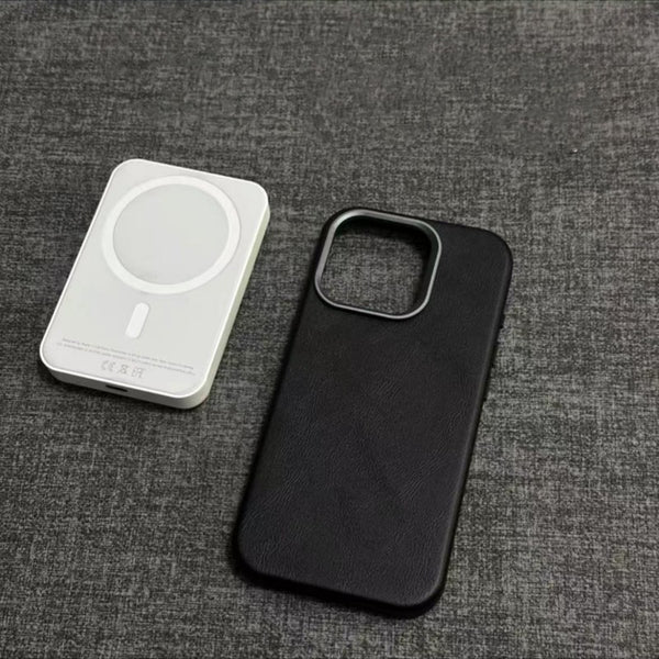 Klassisk iPhone-cover i ægte læder