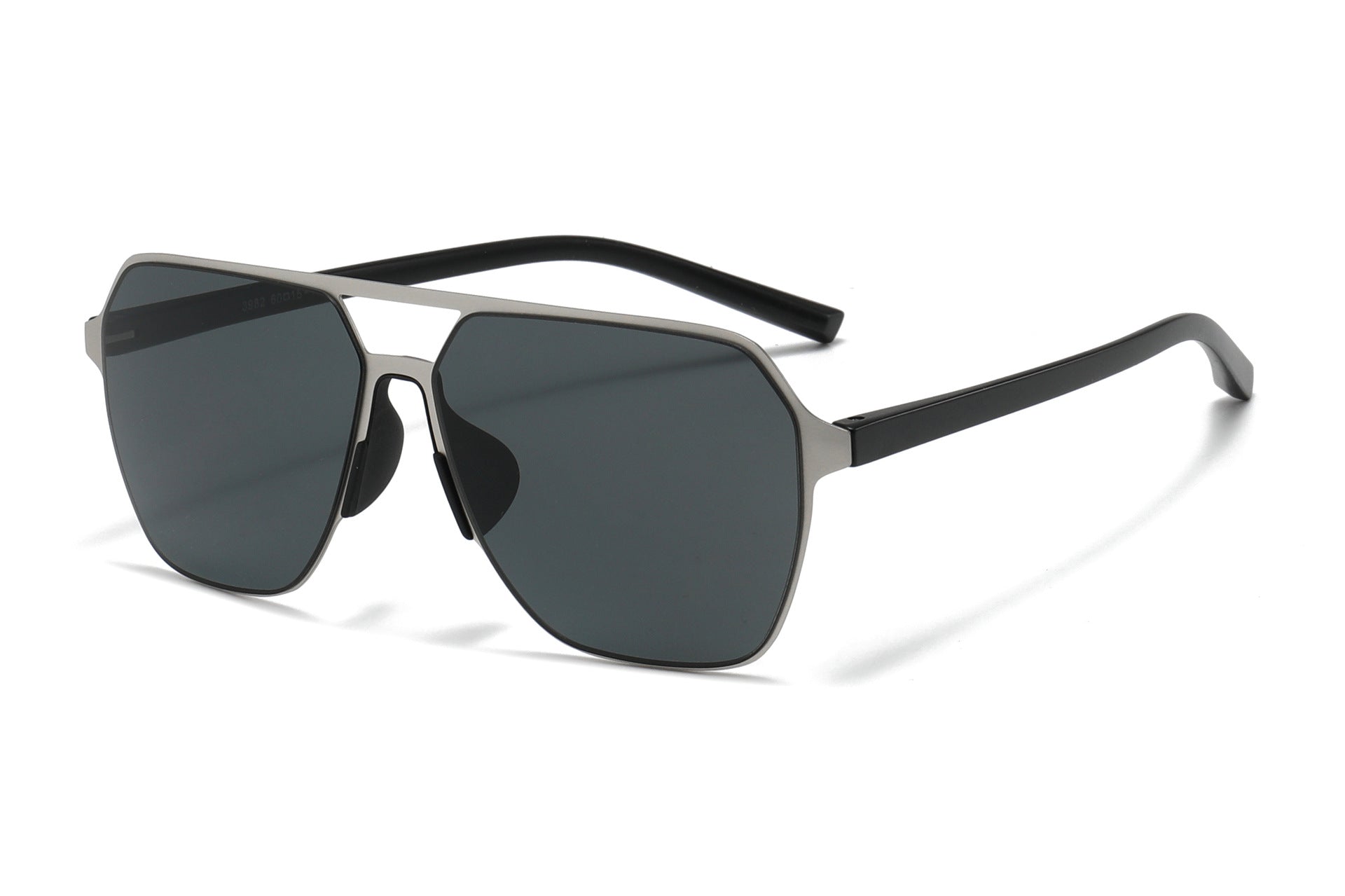 Polarisoidut Nylon Lens Square Aviator -aurinkolasit