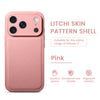 Premium Litchi Skin Pattern Leather Case for iPhone