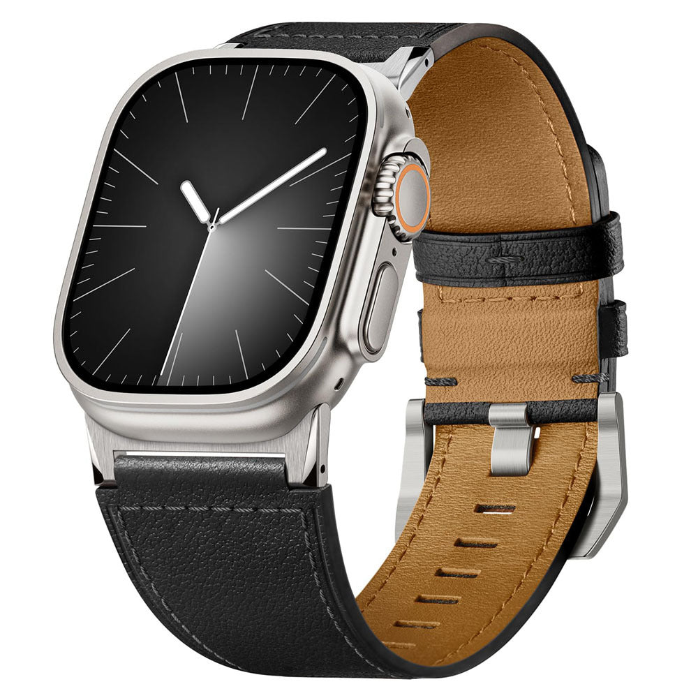 Aitoa nahkaa oleva Apple Watch Ultra Ranneke