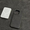 Klassisk iPhone-cover i ægte læder