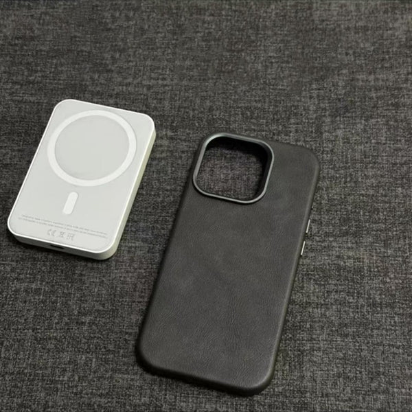 Klassisk iPhone-cover i ægte læder