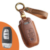 Estuche para llaves Audi de cuero de primera calidad