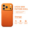Premium Litchi Skin Pattern Leather Case for iPhone