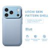 Premium Litchi Skin Pattern Leather Case for iPhone